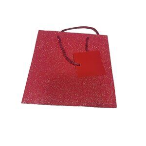 flomo party present gift bag glitter pink